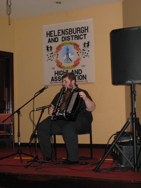 Accordionist Wullie Scott